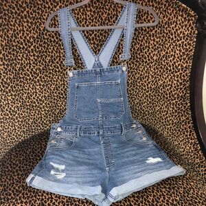 No Boundaries Denim Overalls